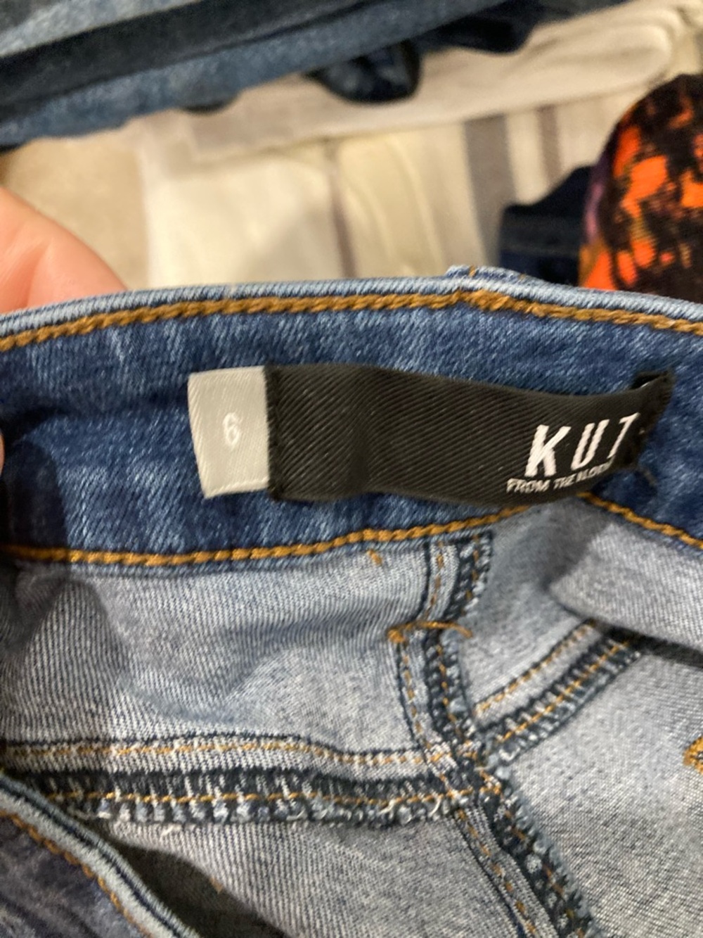 Kut from the Kloth Medium Blue Skinny Jeans - Picture 3 of 5